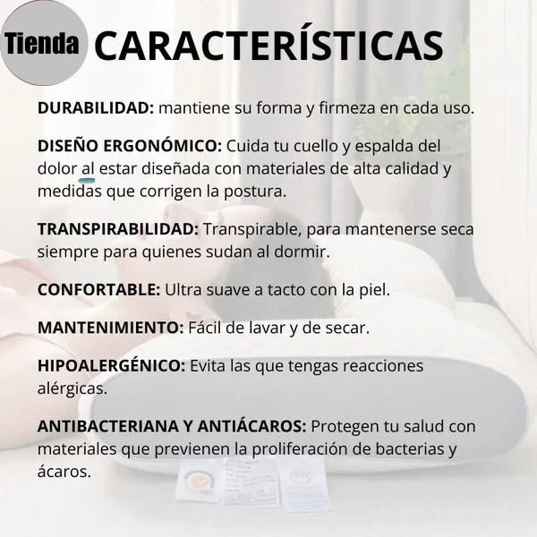 Almohada Ortopédica 2X1 + Envio Gratis