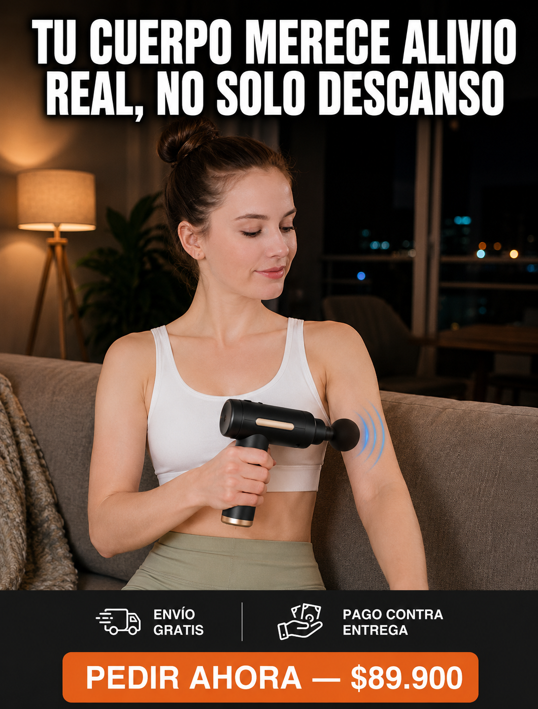 Pistola Masajeadora 4 en 1