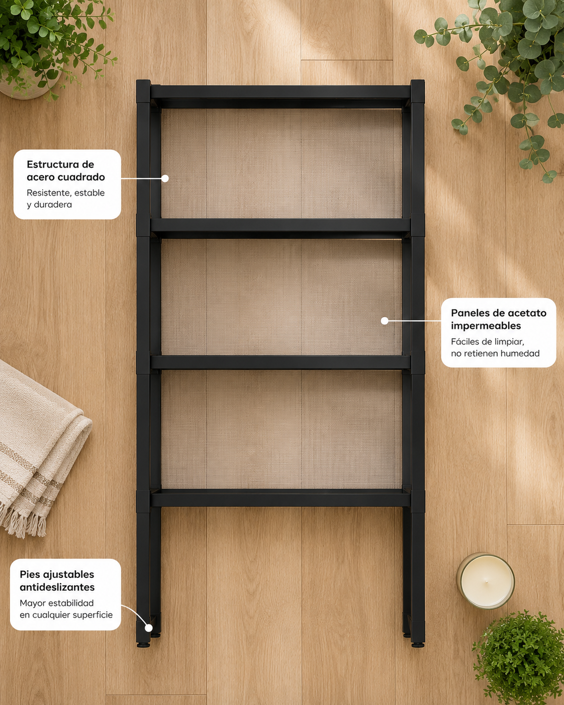 Rack Estante De Baño