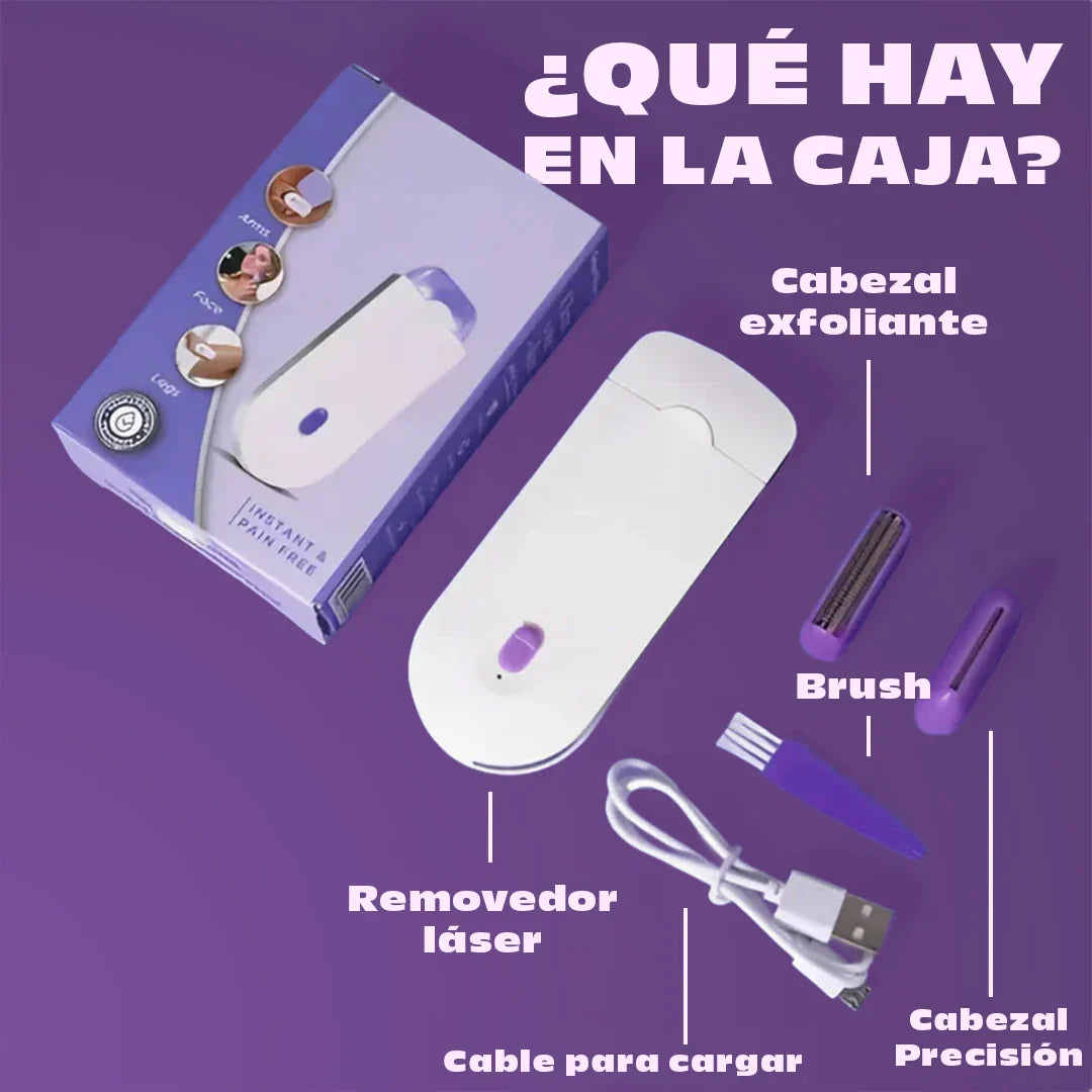 DEPILADORA PORTATIL ELECTRICA UNISEX