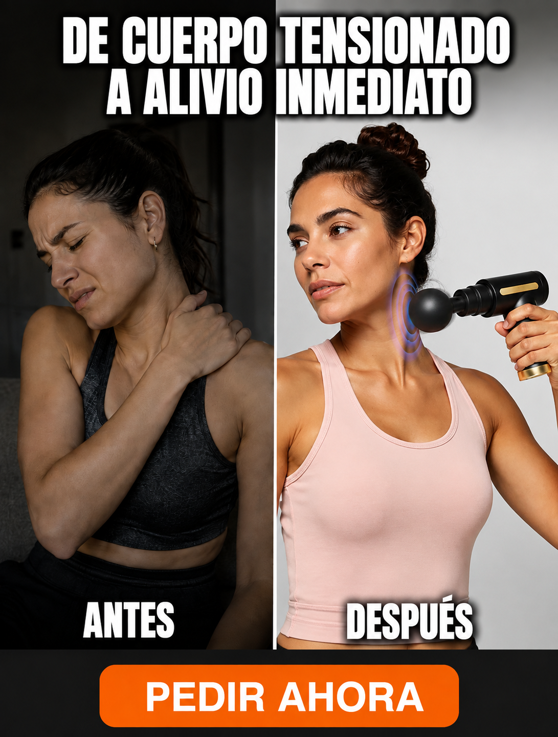 Pistola Masajeadora 4 en 1