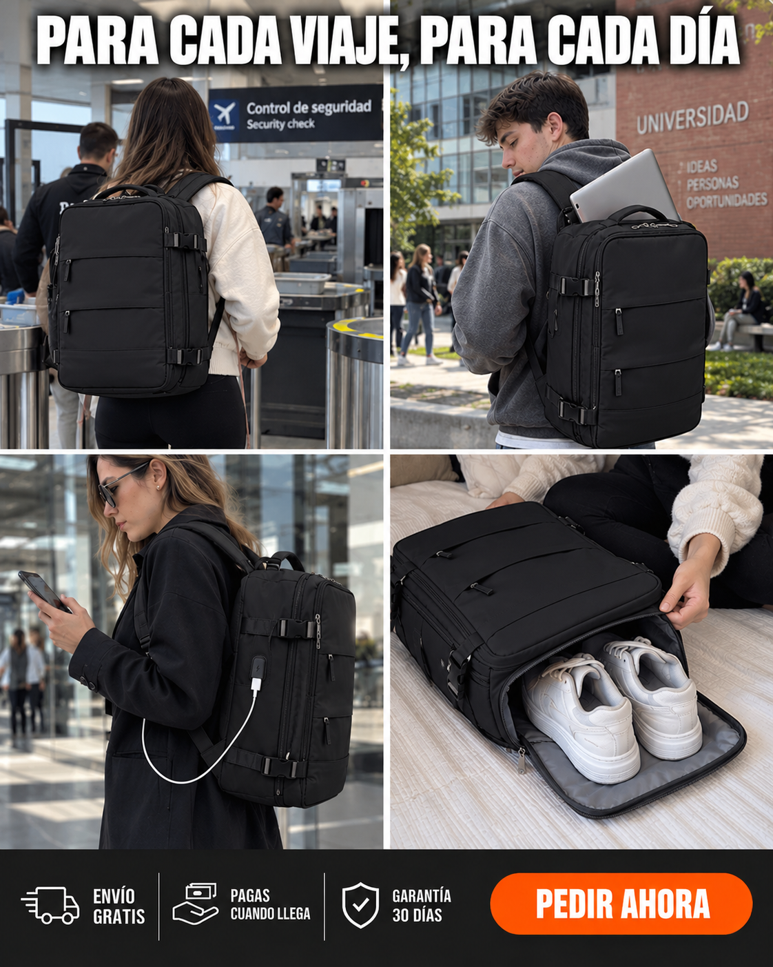 Maleta Amazon De Viaje Con Puerto Power Bank